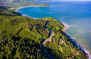 Route de Hue à Hoi An à vélo